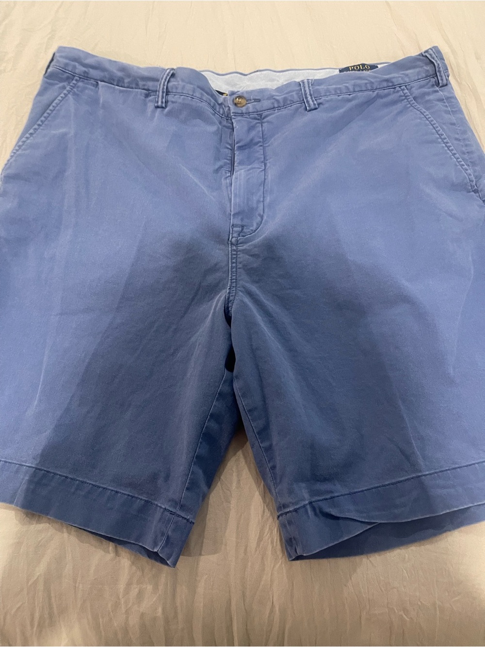 Ralph Lauren Light Blue Flat-Front Men's Shorts